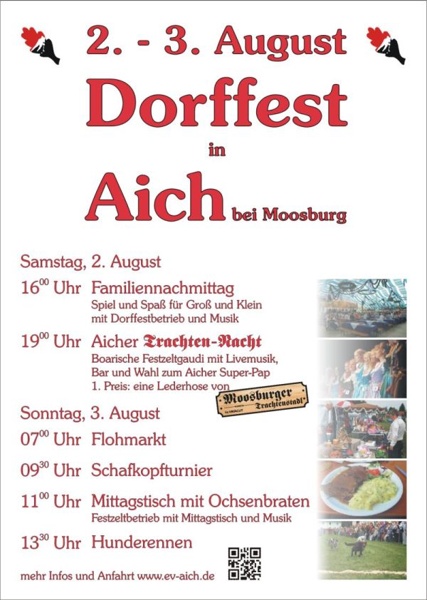 Programm Dorffest 2014